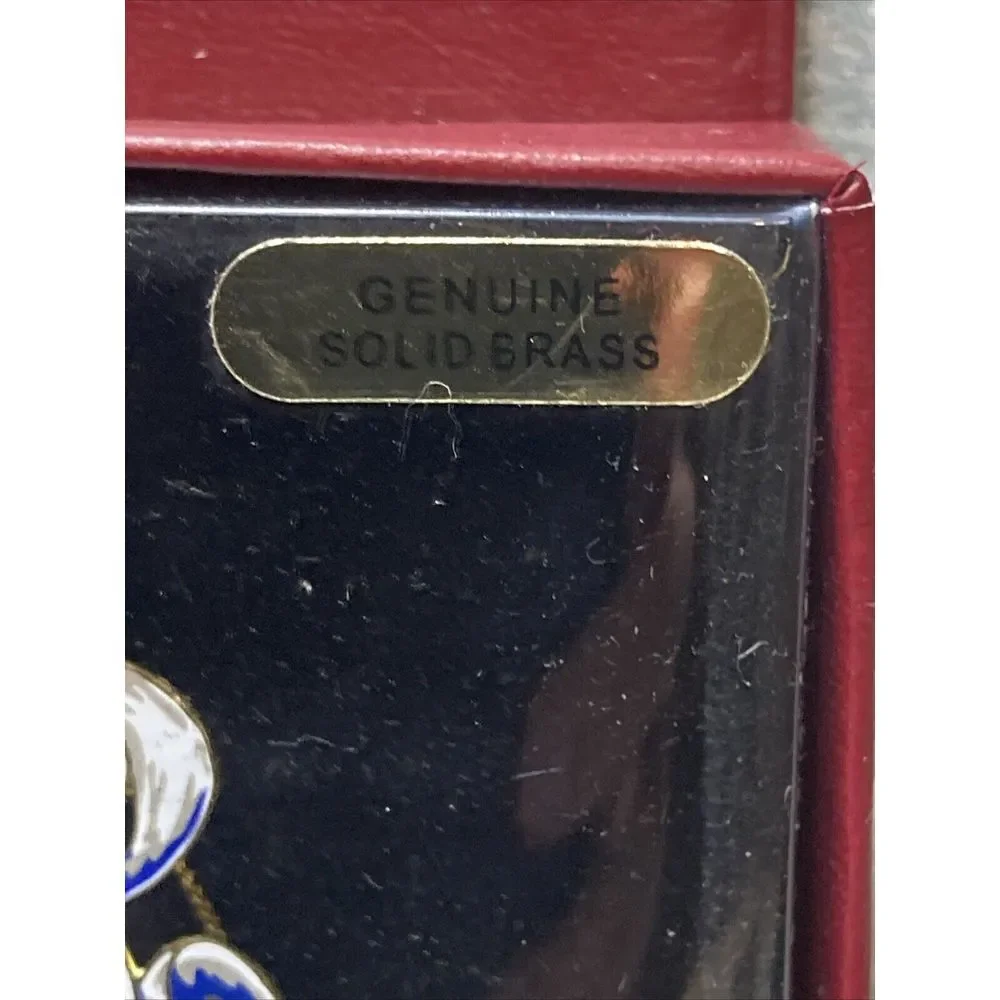 3D Nation Treasures Genuine Brass‎ Alaska State Landmarks color enamel plaque